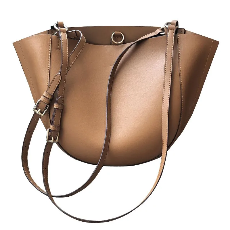 

2021 Designer Elegant Women Leather Shoulder Bag Big Capacity Office Ladies Crossbody Bags Long Straps Shopping Composite Bag