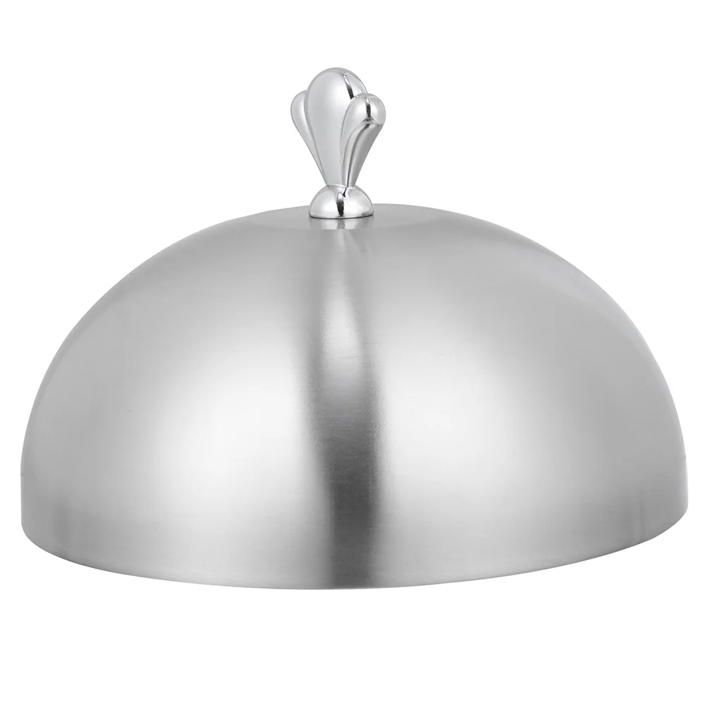 

1pc Durable Food Cover Stainless Steel Dishes Food Cover Steak Cover for Home