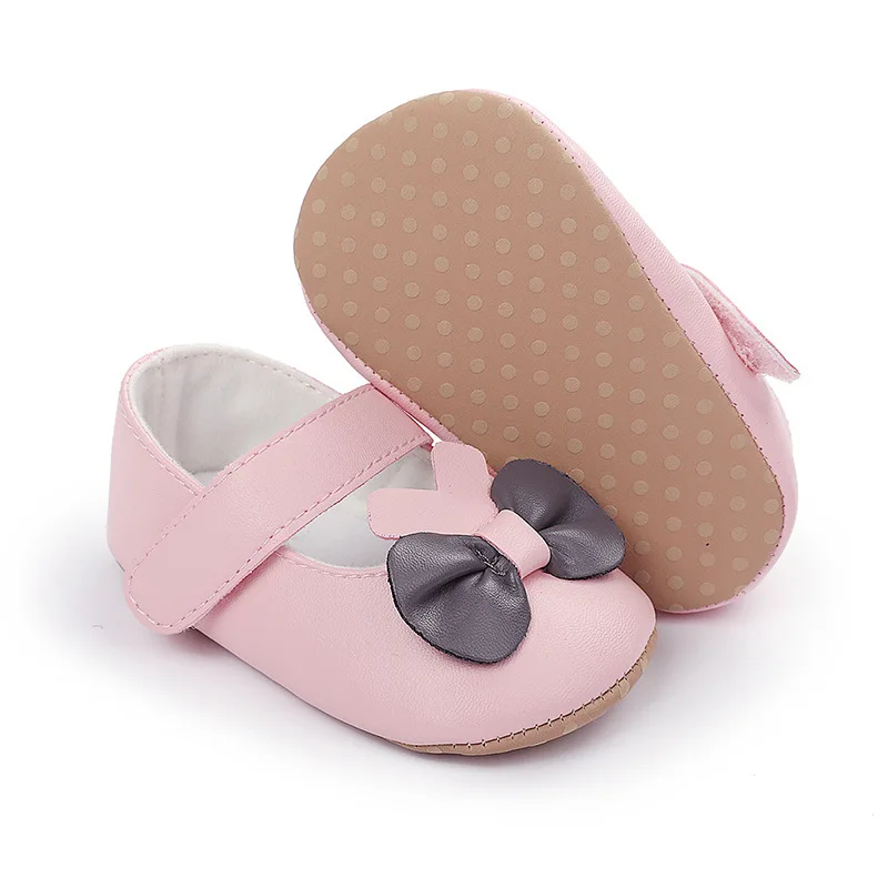 

2021 Spring Infant Toddler Shoes First Walker Baby Shoes PU Leather Baby Moccasins Shoes Soft Sole Crib Baby Girl Shoes