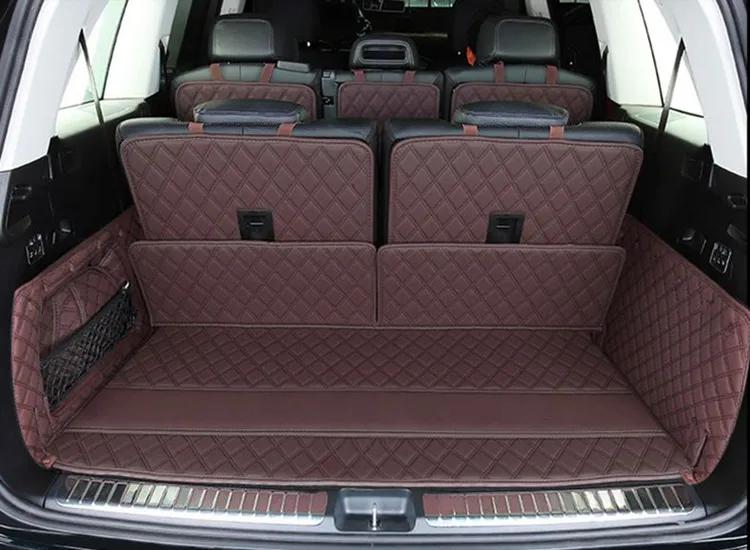 

High quality! Special car trunk mats for Mercedes Benz GLE 350 400d 450 W167 2020 5 7 seats durable boot carpets cargo liner mat