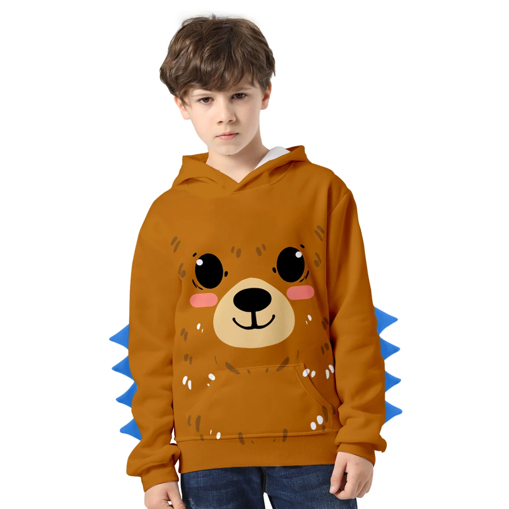 

Dinosaur 3D Cute Animal Hoodies Kids/Boy/Girl Child Fashion Casual Spring Autumn Hoodie Sweatshirts Pullovers