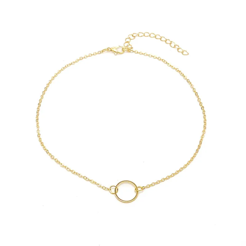 Ожерелье золотистого/серебристого цвета с круглым кулоном в виде кармы для