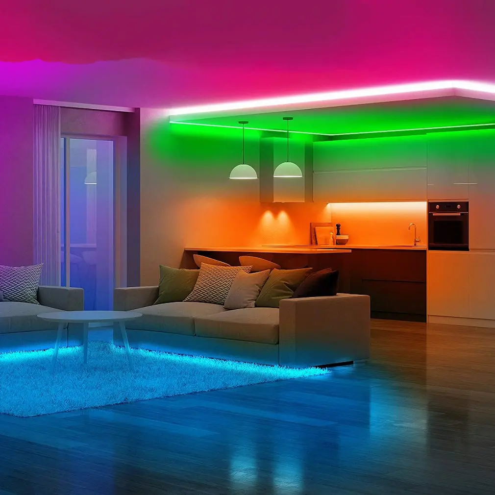 

Led Strip Light 2M-30M RGB 5050 2835 Led Lights Tape Flexible 12V Wifi LED Strip Ribbon for Room Home Christmas