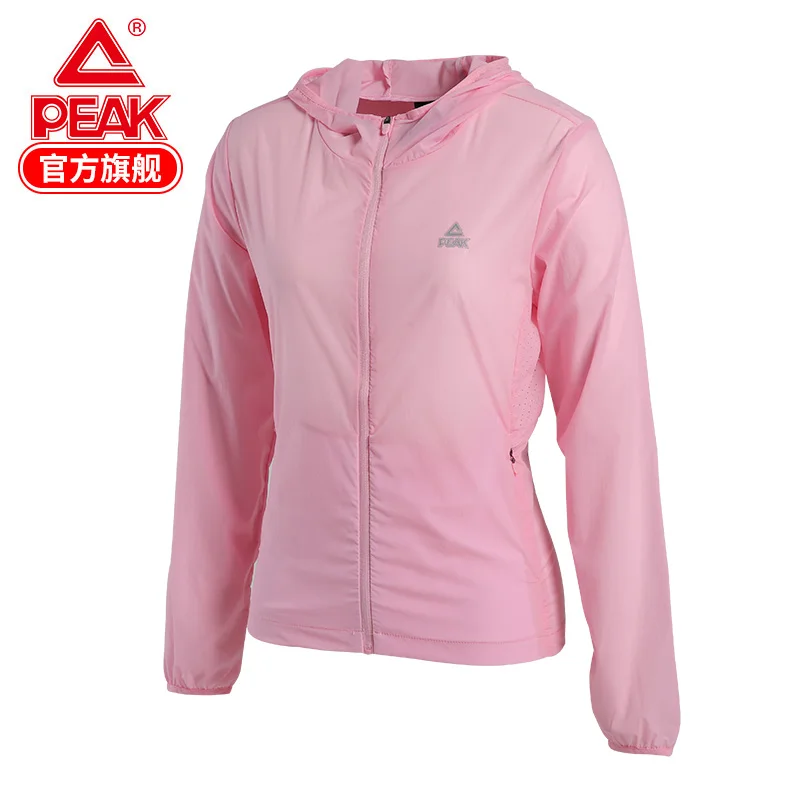 Peak sports windbreaker women s summer new woven breathable lightweight comprehensive training fitness top women