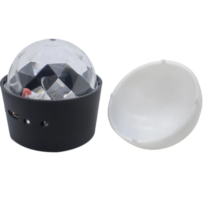 Миниатюрный беспроводной диско-шар светильник со звуковой активацией