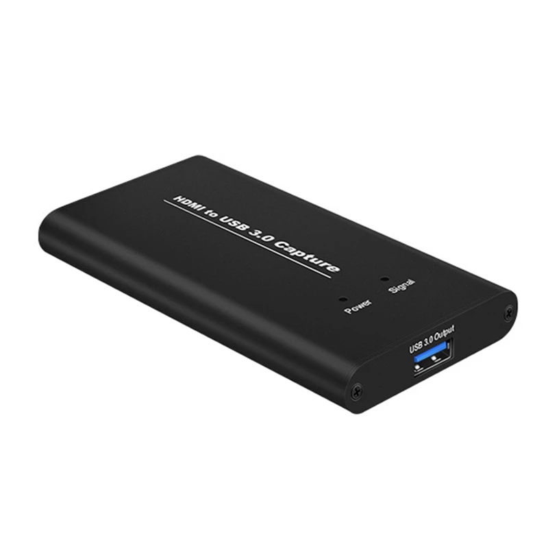 

Карта видеозахвата 4K USB 3,0 HDMI, карта захвата видео с Loop-Out 1080P 60FPS, устройство видеозаписи для прямой трансляции