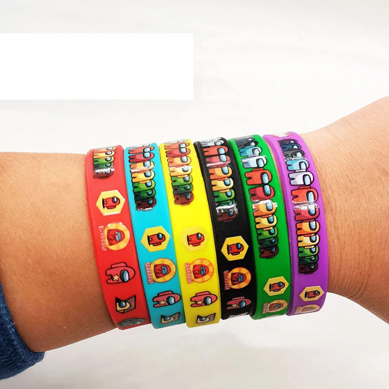 12 шт./компл. игры аниме между нами спортивный браслет мультфильм игрушка для