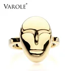 VAROLE Высокое качество модные уход за кожей лица Стиль миди кольца для женщин; Цвет золотистый, серебристый Цвет 100% медный серебряное кольцо ювелирное изделие Bagues Anillos