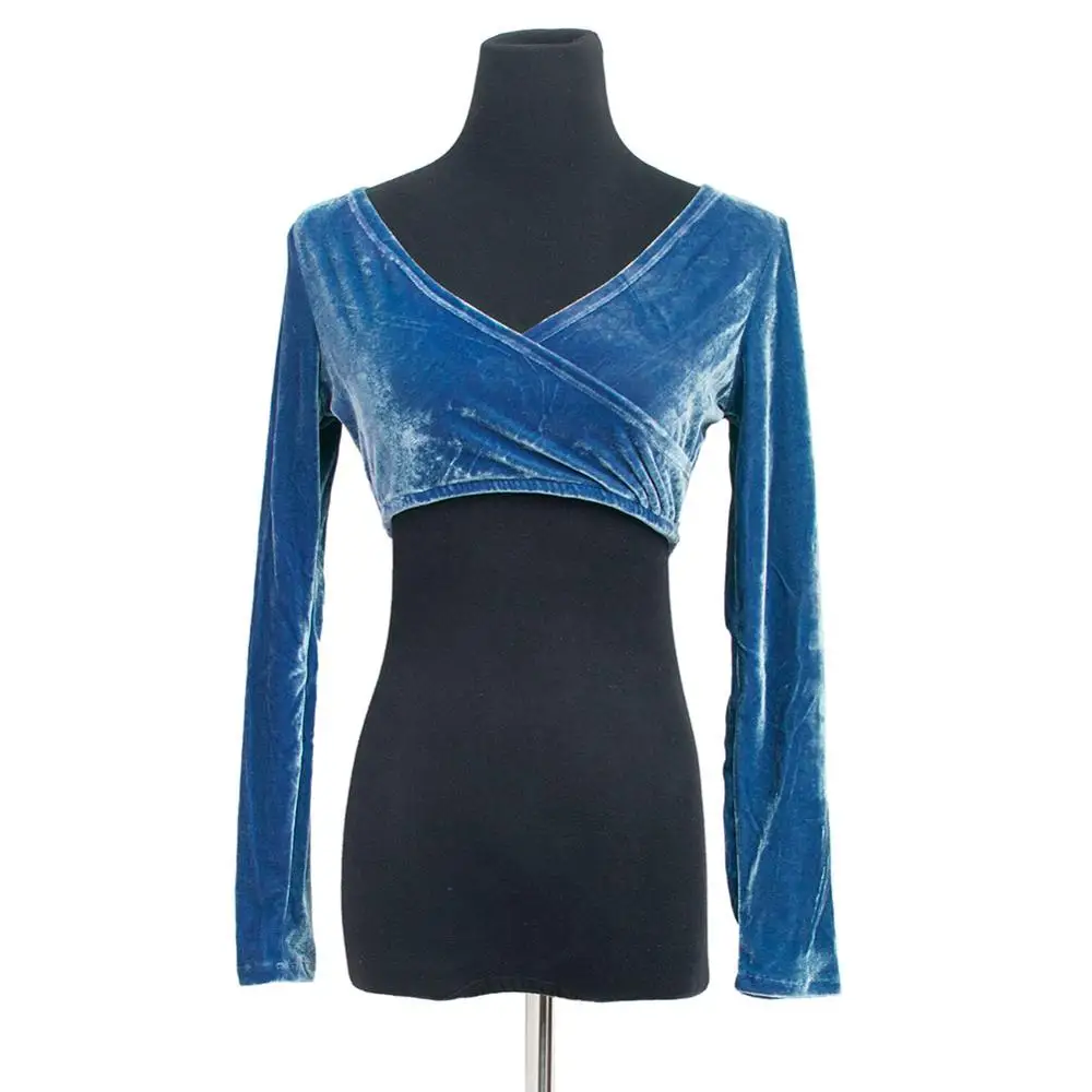 Топ для танца живота с длинным рукавом и V образным вырезом|Танец живота| |