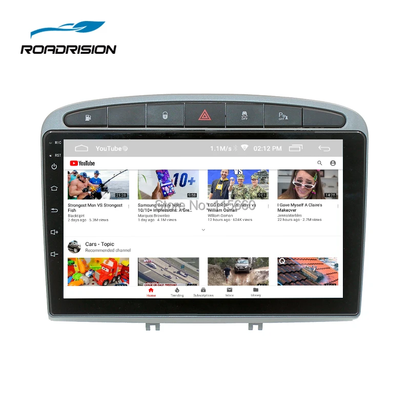 RoadRision 9 дюймовый автомобильный мультимедийный плеер GPS навигация Авторадио