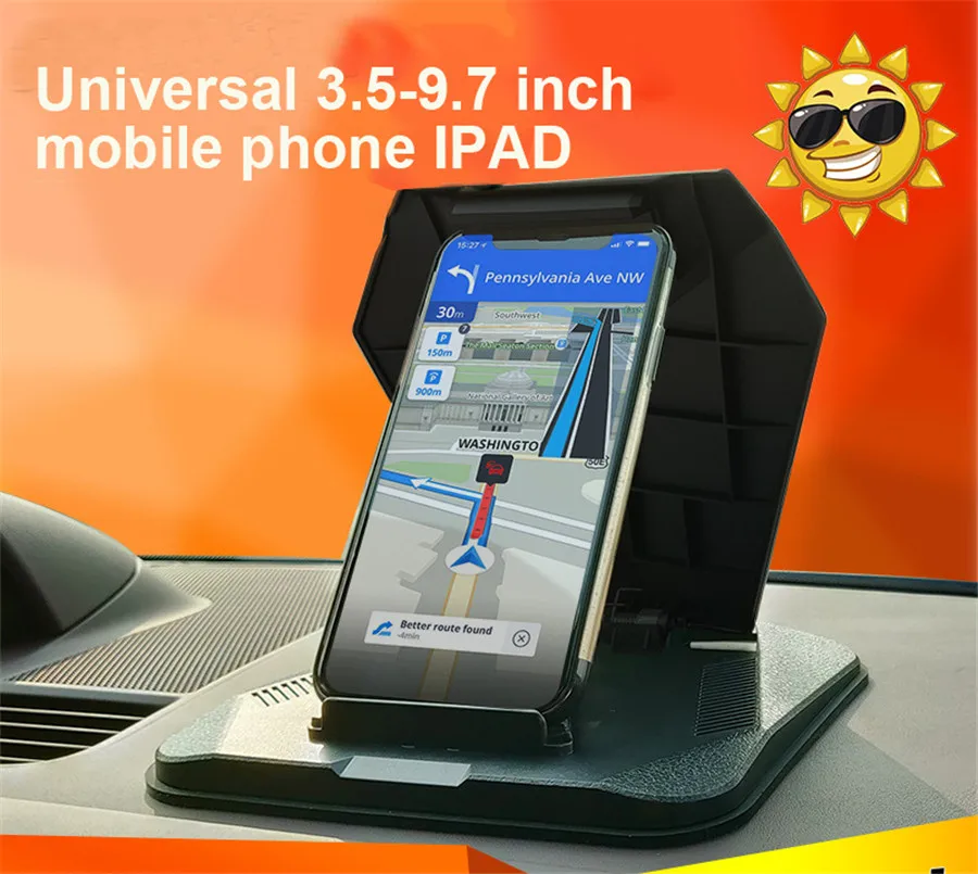 cell phone holder for car dashboard car anti slip gps mount cradle dock mounting in pickup truck compatible phone x 8 7 plus free global shipping