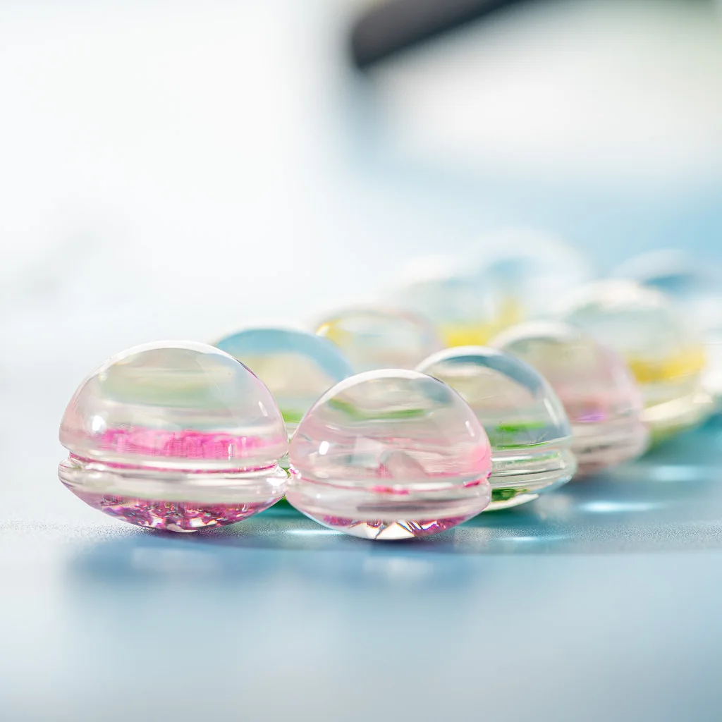 15 18 мм 5 шт ручной работы цветок стеклянные бусины набор для DIY серьги браслет