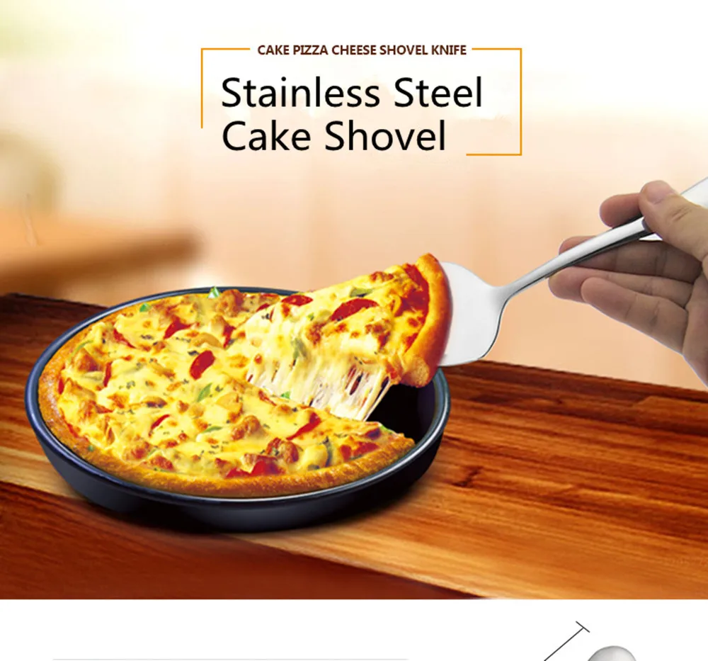 Stainless Steel Cake Shovel Creative Pizza Fruit Fork Butter Knife Cheese Two Teeth Dessert Baking Tool Bakeware |