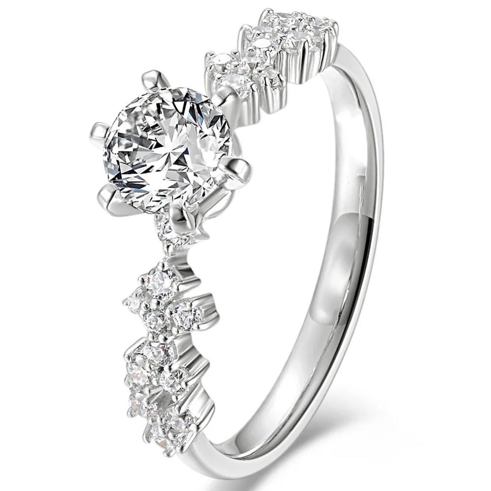 

Модное изысканное женское кольцо JK в виде восьми сердец восемь стрел из циркония со звездой мечта романтическое предложение на День святог...