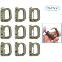 d ring grimlock locking 10 pcs tactical gear clip as tactical bag accessories for molle webbing with zippered pouch
