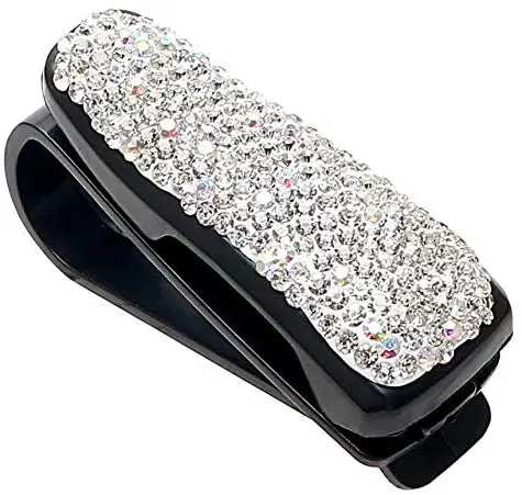 Fastener Clip Diamond Car Sun Visor Glasses For clio 4 trafic opel corsa d renault 2 nissan qashqai audi q5 touareg | Автомобили и