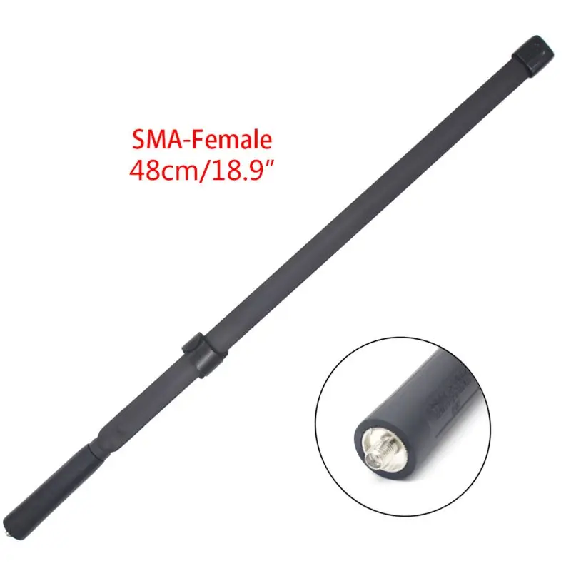 

Foldable Antenna SMA Female Dual Band VHF UHF 144/430Mhz For Baofeng 2020 CS