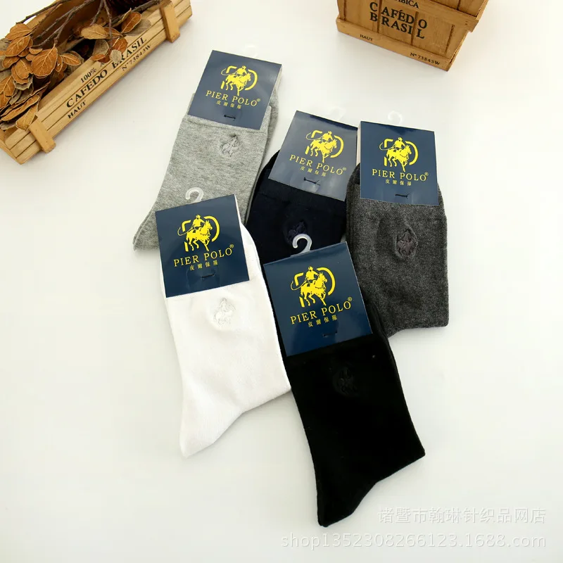 Носки PIER polo новинка популярные осенние Универсальные мужские носки-поло