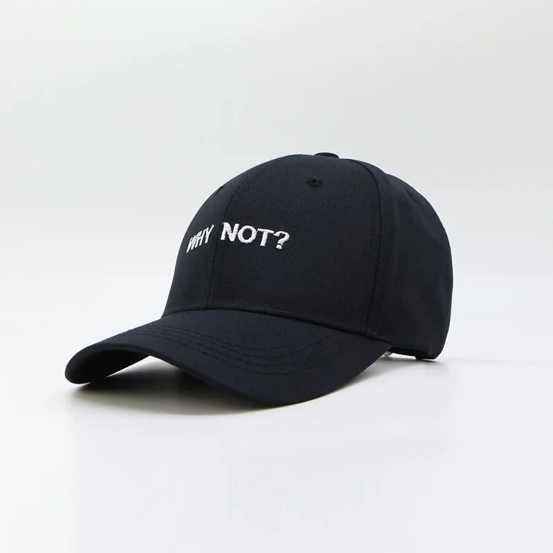 Бейсболка с надписью Why Not Snapbacks, хип-хоп кепка для мужчин и женщин, шапка для папы, хлопковая черно-белая облегающая Кепка для мальчиков и девочек, кепка s