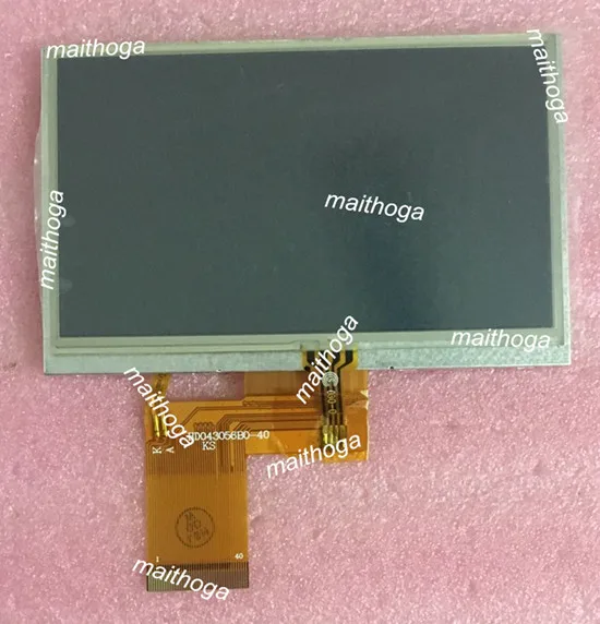 4,3 дюймов 40PIN TFT lcd общий экран с сенсорной панелью 480(RGB)* 272