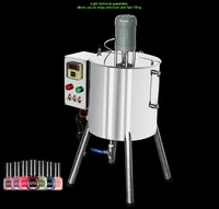 15l small volume lipstick lip balm lip gloss viscous liquid filling machine with mixer and heater