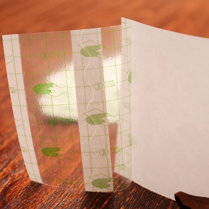 

50Pcs/lot Transparent Tape PU film Adhesive Plaster Waterproof Anti-allergic Wound Dressing Fixation Tape self-Paste