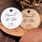 Этикетка из крафт-бумаги круглаябелая, Y3-200 см, 3,5 шт.