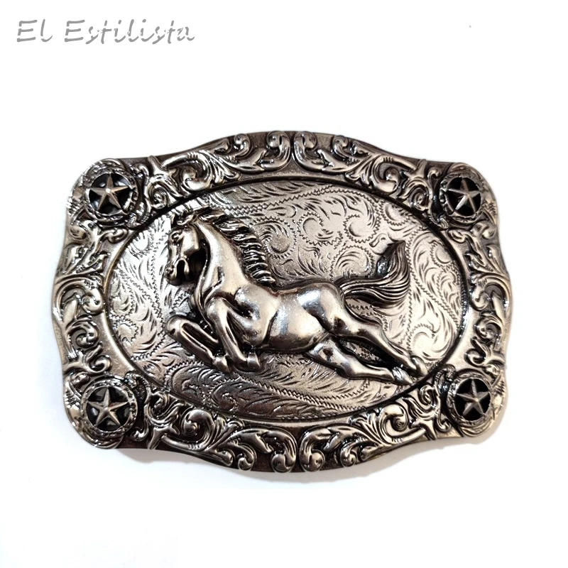 Роскошные ковбойские Серебристые Металлические рандомные пряжки в западном