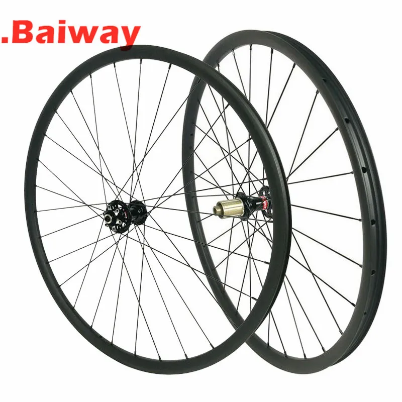 27 5 er mtb wheelset 30*24 мм ассиметричные бескамерные дисковые колеса для велосипеда из