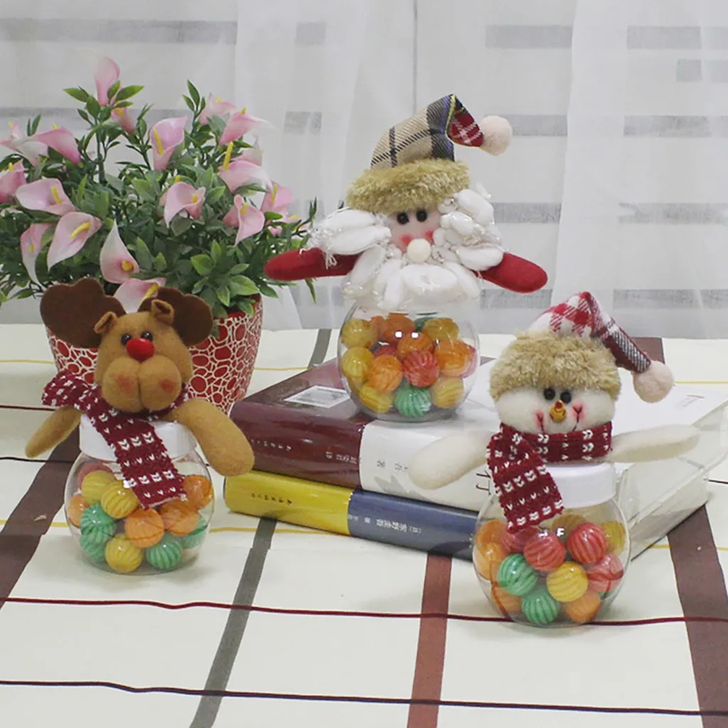 Рождественская круглая пентаграмма ткань для куклы хранения конфет может декор