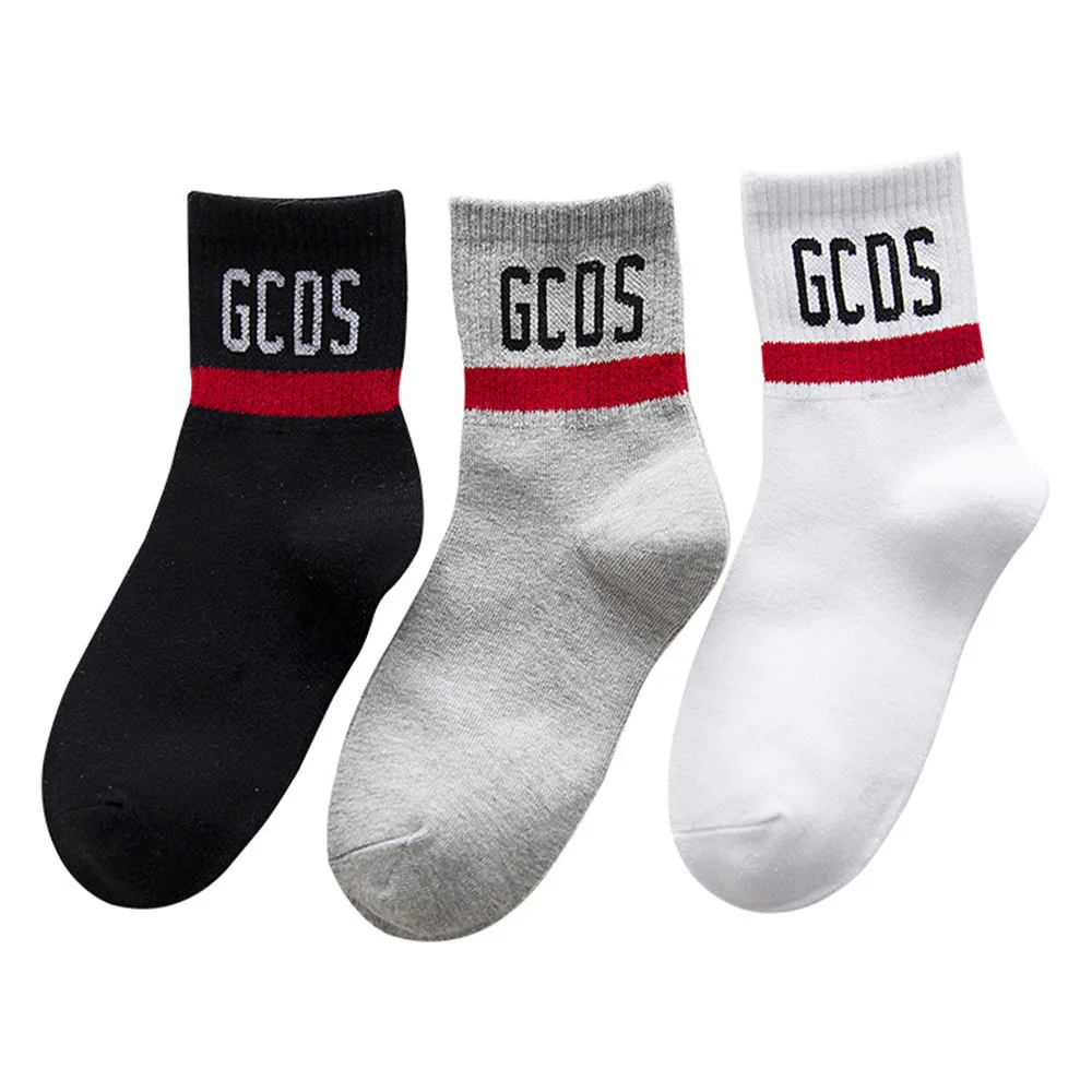 2019 модные новые горячие продукты Женские однотонные носки с рисунком букв крутые