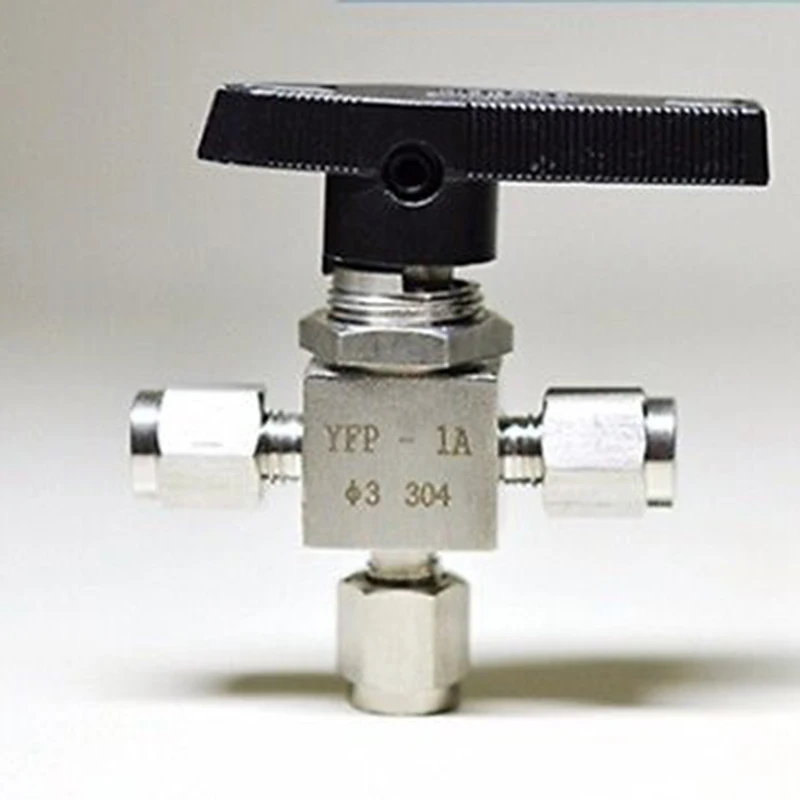 Подходит для трубки O/D 8 мм тройник из нержавеющей стали 304 3 сторонний