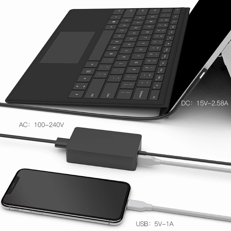 A9LC совместим с ноутбуком/планшетами Surface Book 44 Вт/36 Вт блок питания зарядное