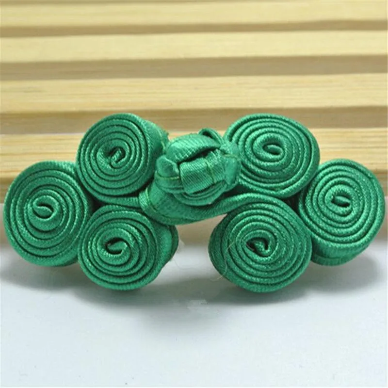 

1PC 6cm Handmade Pink Spiral Shape Chinese Knot Button Closure Ribbon Fastener Cheongsam Costume Tang Suit DIY Sewing Craft 2021