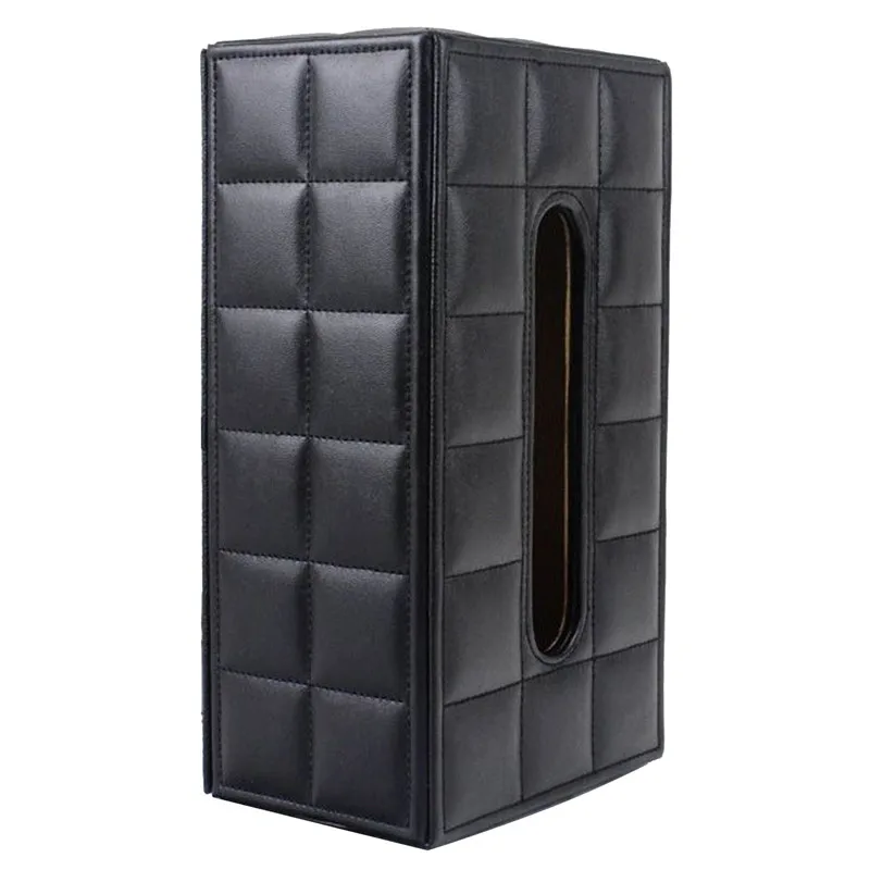 Прямоугольный чехол для салфеток из искусственной кожи дома и офиса |