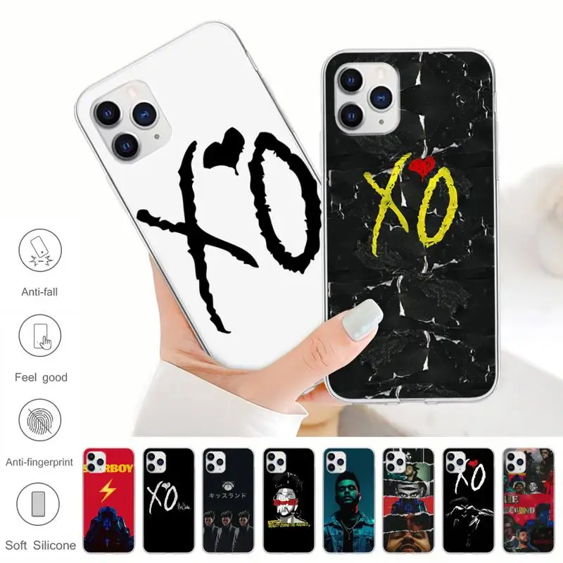 

The Weeknd XO Transparent Mobile Phone Case For Xiaomi Redmi K30s Ultra Note 9s 9 Pro Max Mi 10 Lite 11 10T Pro Clear Cover
