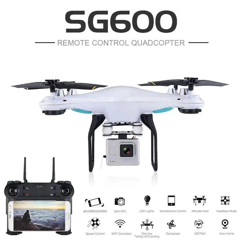 Kuulee SG600 Радиоуправляемый квадрокоптер Дрон wifi Live Transmission HD камера фиксированная высота радиоуправляемый самолет игрушки подарок