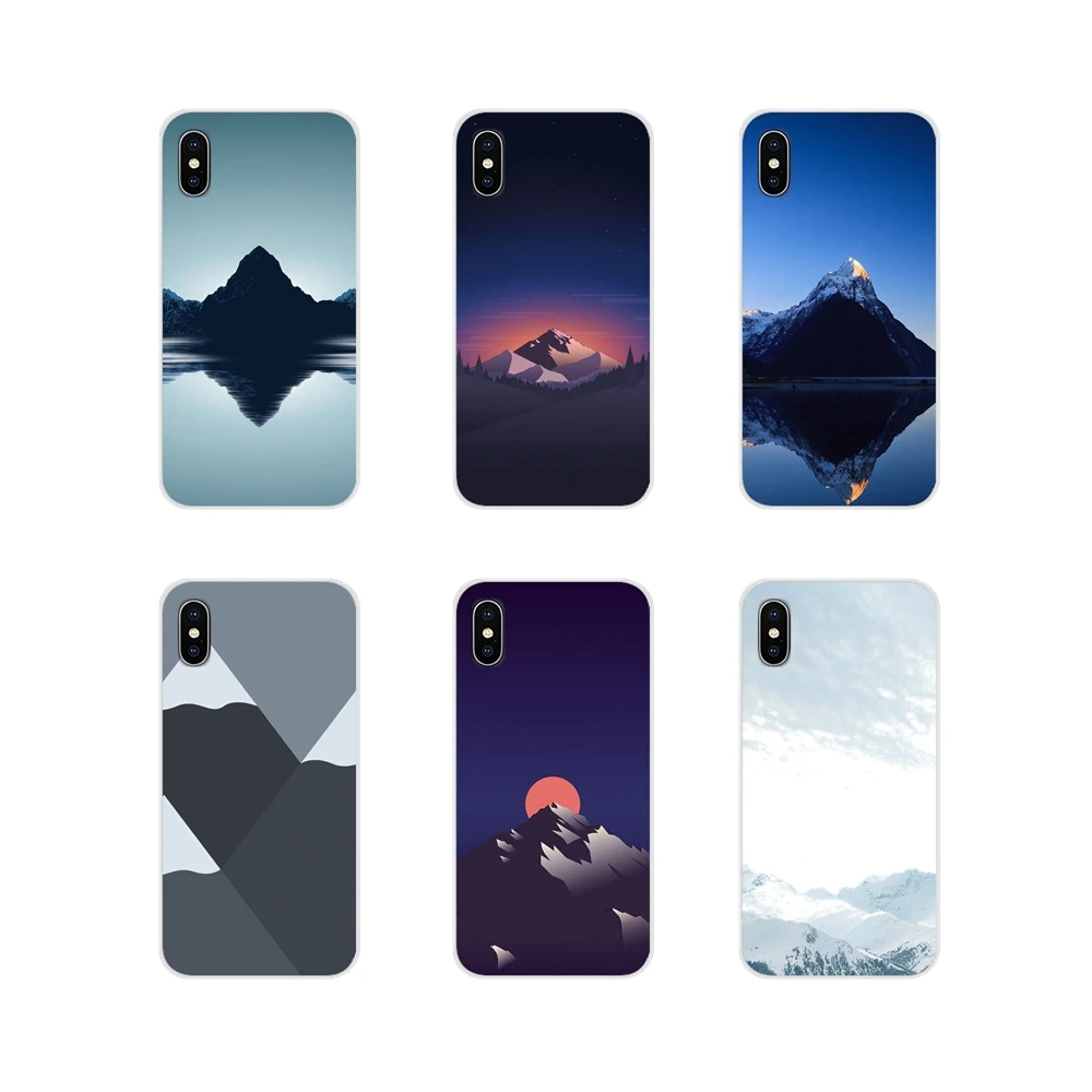 Горы Минимальный аксессуары телефон оболочки чехлы для Huawei мате честь 5X 6X 7 7A 7C 8 9