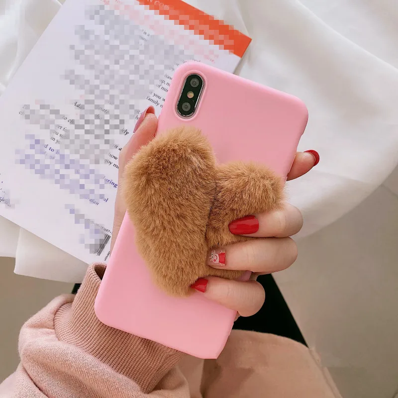 Роскошный милый мягкий силиконовый чехол с сердечками для телефона Samsung Galaxy J6 2018