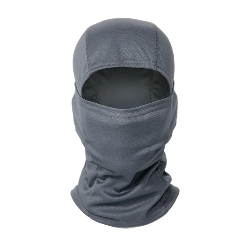 Blue Gray Лыжная маска для велоспорта, зимняя, для шеи, для езды на велосипеде, ветрозащитная, бандана, маска для лица, шарф для мужчин и женщин, военная, тактическая, камуфляжная, Балаклава - Цвет: Blue Gray