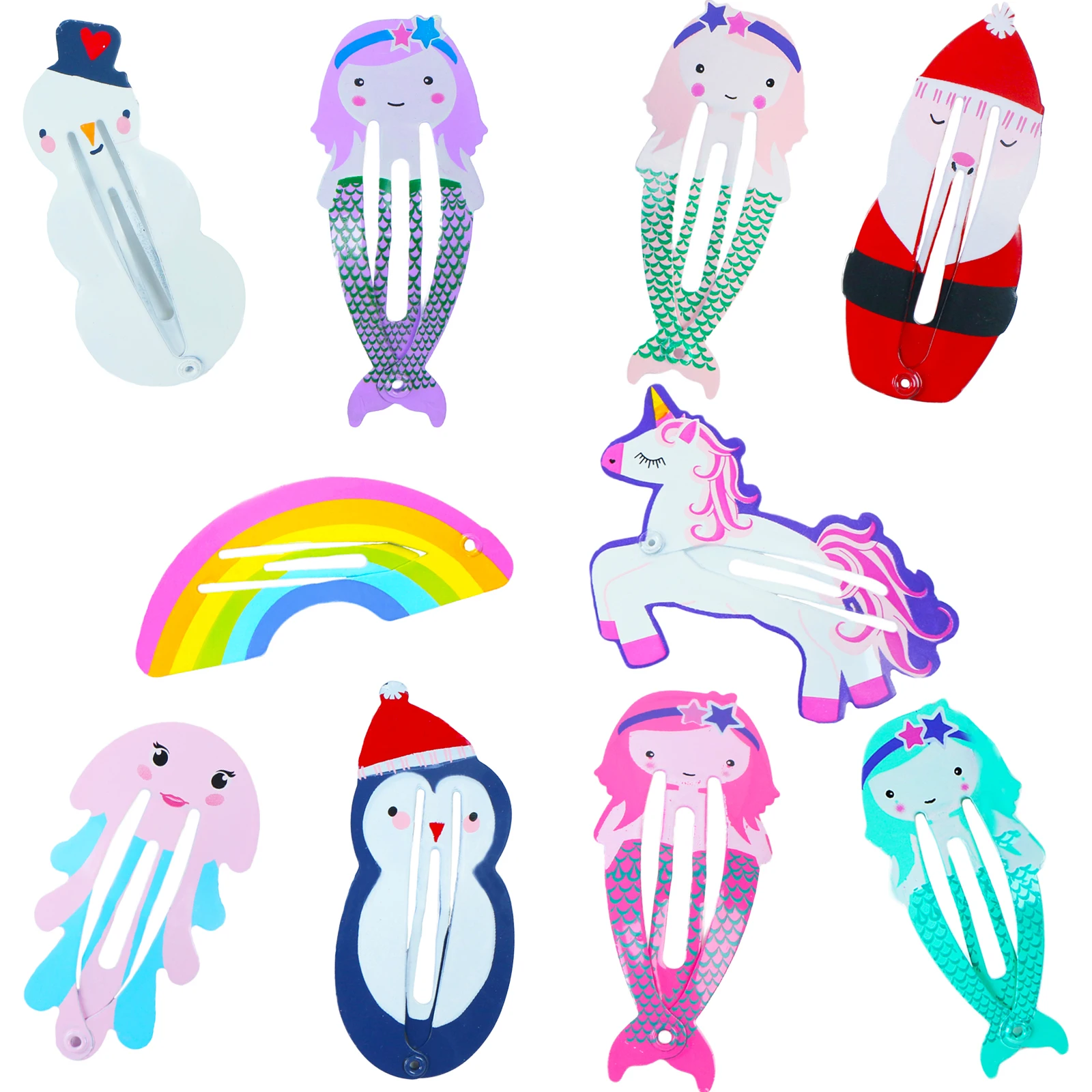 2 шт. милая заколка для волос девочек летняя повседневная одежда заколки розовая