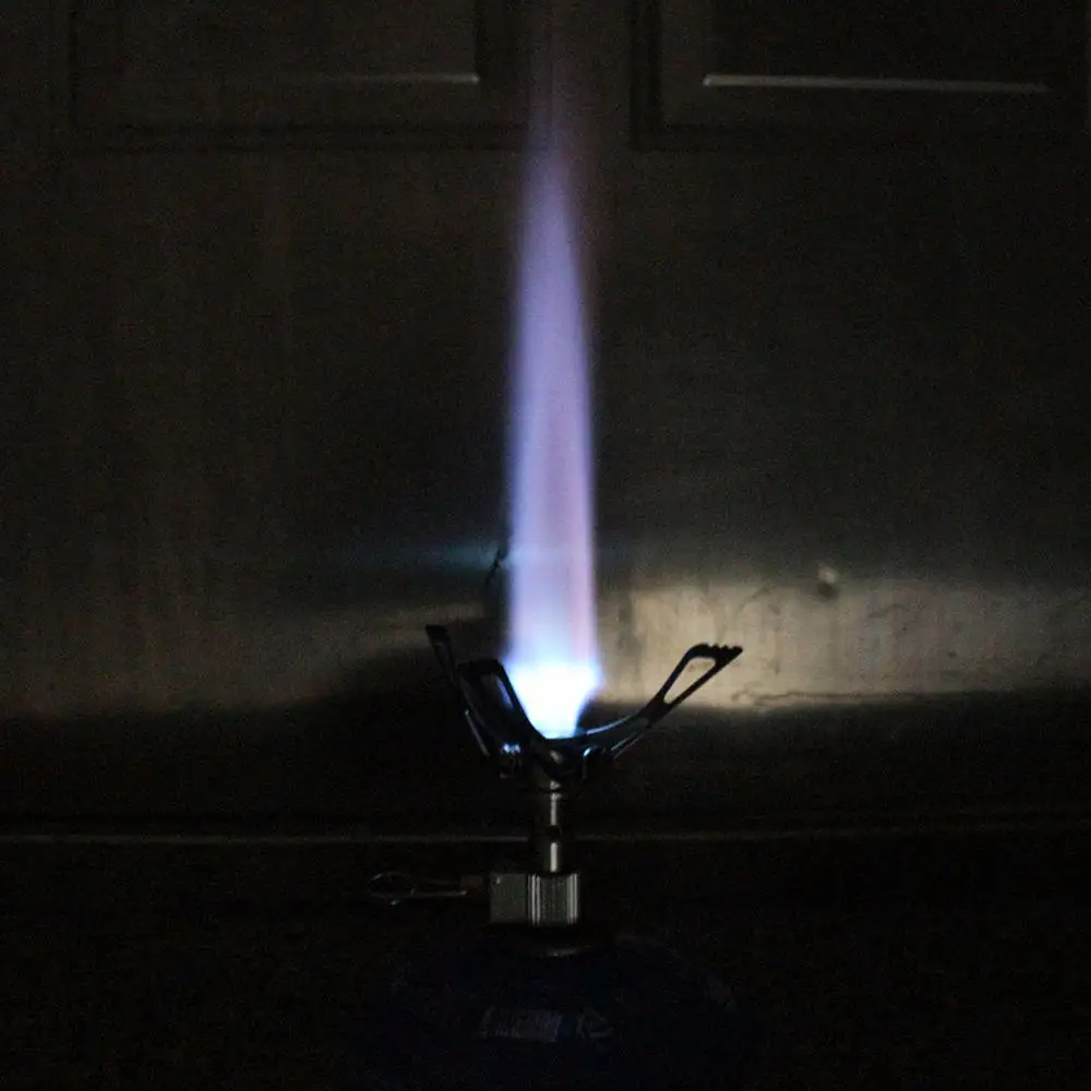 Уличная горелка из титанового сплава газовая для кемпинга сверхлегкая