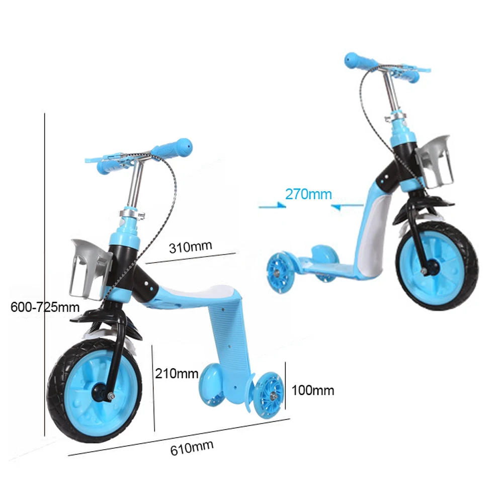 Детский велосипед 2 в 1 самокат баланс автомобиль многофункциональный
