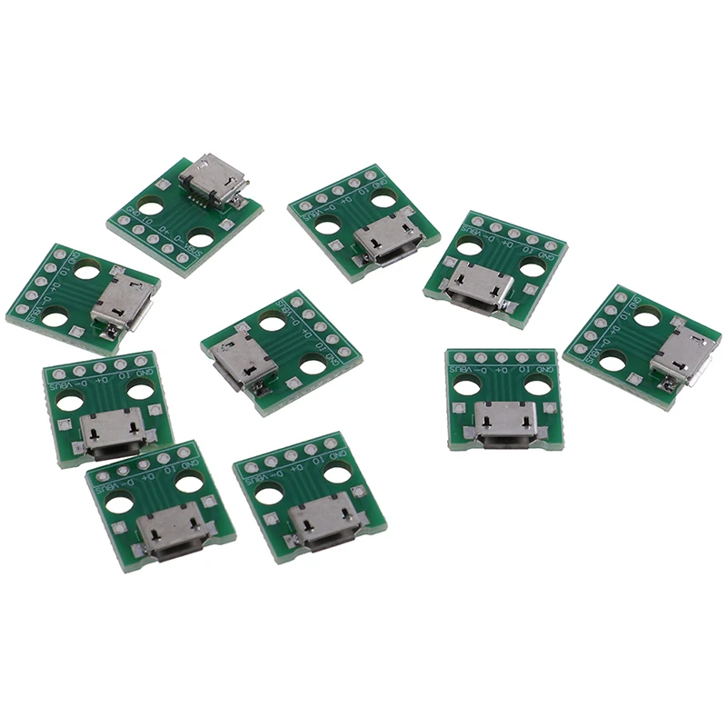 20 шт. Micro USB для DIP адаптер 5Pin женский разъемы PCB Конвертер доска