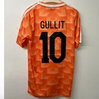 Футболка и брюки в ретро-стиле GULLIT 10 VAN BASTEN 12, Классический комплект из двух предметов, лучшее качество, 1988