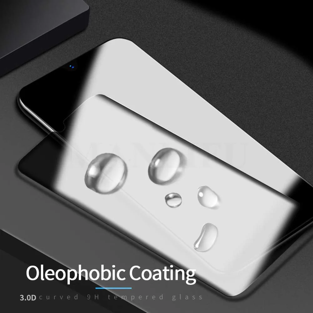 3D полное изогнутое анти-шпионское закаленное стекло для Huawei P30 Mate 20 P40 Pro защита