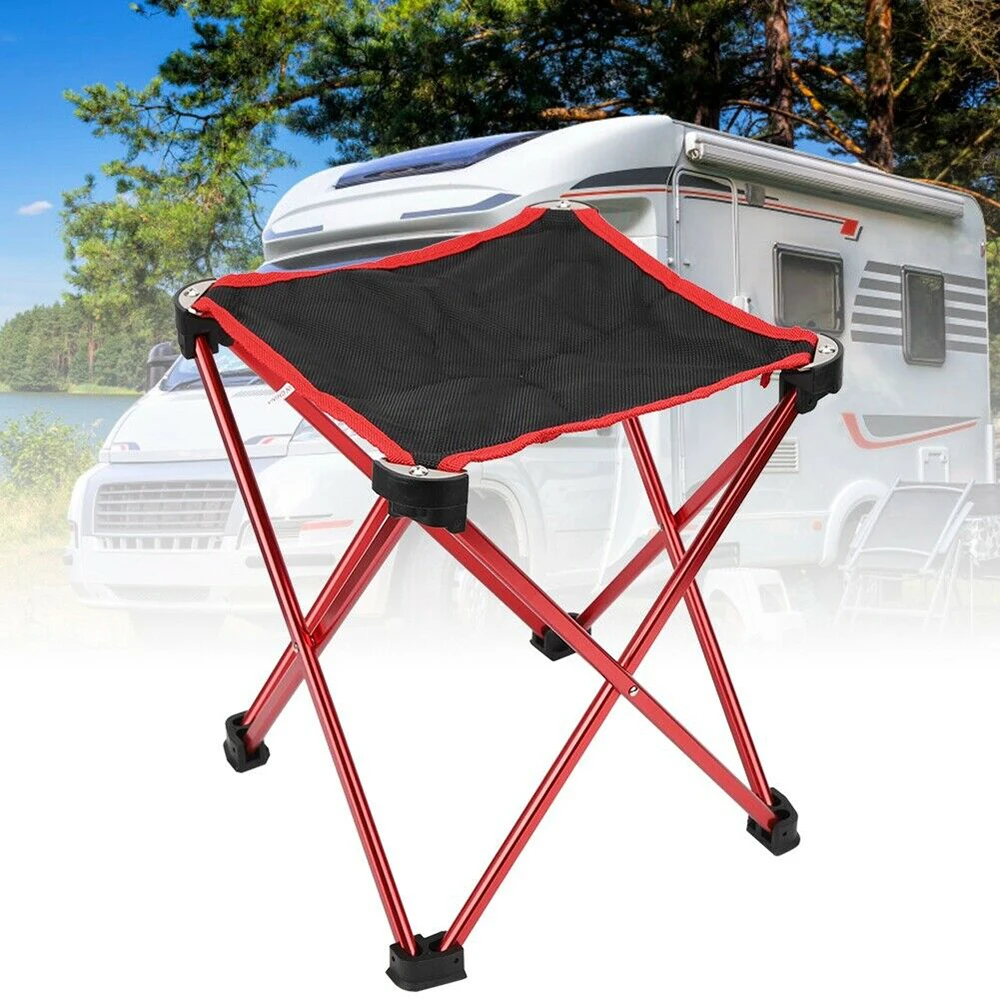 

Portable Folding Stool Camping Chair Aluminum 600D Oxford Cloth Outdoor Camping Hiking Fishing Beach Seat Chair with Bag