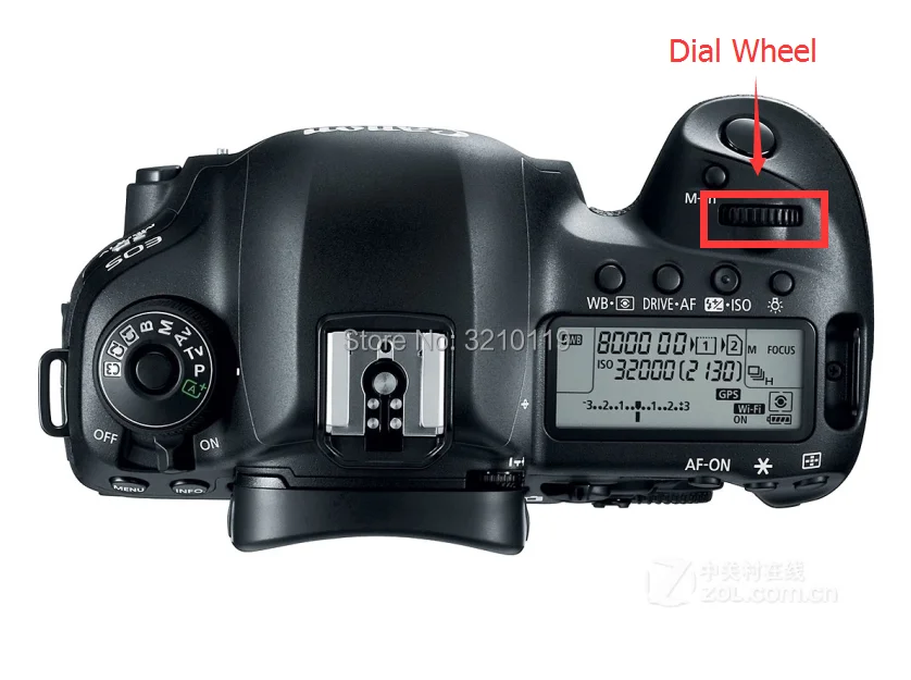 Новая кнопка спуска затвора диафрагма вращающееся колесо дисковое для Canon EOS 6D 5D