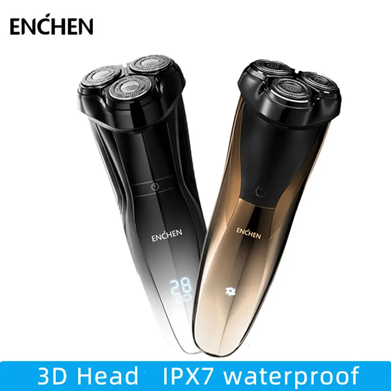 ENCHEN blackstone 3D электробритва Электрический триммер для бороды машинка бритья