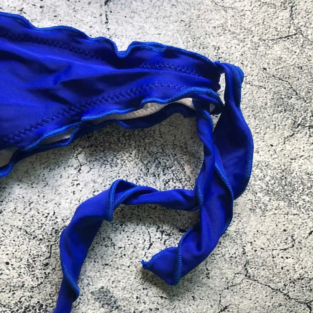 Черное бикини 2019 со средней талией женский купальник на бретельках сексуальный